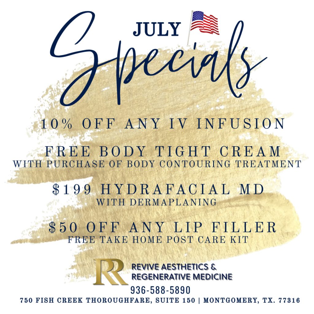 JULY monthly specials